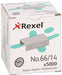 Best Value Rexel No. 66 14mm Heavy Duty Staples 100 Sheet Capacity (Pack of 5000)