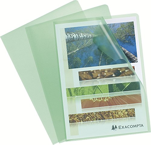 ValueX Cut Flush Folder A4 Grain PP Green (Pack 10) 56113E