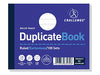 Best Value Challenge 105 x 130 mm Duplicate Book, Carbonless, 100 Pages, Set of 5