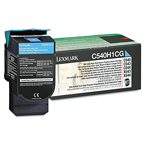 Best Value Lexmark C540n/C543dn/X543dn/C544/X544 Series High Yield Return Program Toner Cartridge - Cyan