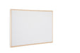 Best Value Bi-Office MP07001010 Whiteboard Budget, Wood Frame, 90 x 60 cm - White