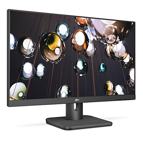 AOC 24E1Q - LED monitor - 23.8" (23.8" viewable) - 1920 x 1080 Full HD (1080p) @ 60 Hz - IPS - 250 cd/m - 1000:1 - 5 ms - HDMI, VGA, DisplayPort - speakers