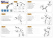 Newstar Full Motion Dual Desk Mount (clamp) for two 10-24" Monitor Screens, Height Adjustable (gas spring) - Silver. Tilt, Turn (left and right) and Rotate dual desk mount suitable for two screens between 10" and 24" and up to 15kg max combined weight. Height Adjustable.This model allows you to tilt your screens forward, turn, rotate and adjust the height to choose the ideal viewing angle to suit your needs. - Mount suitable for VESA sizes: 75x75 and 100x100mm - Newstar have over 20 years experi