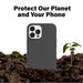 Incipio Organicore - Back cover for mobile phone - plant-based organicore, 100% compostable material - charcoal - for Apple iPhone 12 Pro Max