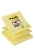 Post-it Super Sticky Z-Notes R330-12SS-CY Canary Yellow 76 mm x 76 mm 90 Sheets Per Pad (Pack 12) 7000048167