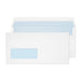 Best Value Blake Purely Everyday DL 110 x 220 mm 90 gsm Window Self Seal Wallet Envelopes (13884/50 PR) White - Pack of 50