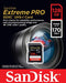 SanDisk Extreme Pro - Flash memory card - 128 GB - Video Class V30 / UHS-I U3 / Class10 - SDXC UHS-I