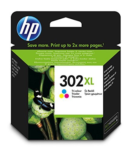 Best Value HP F6U67AE 302XL High Yield Original Ink Cartridge, Tri-color, Pack of 1