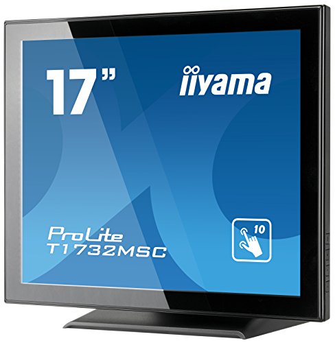 iiyama ProLite T1732MSC-B5X - LED monitor - 17" (17" viewable) - touchscreen - 1280 x 1024 - TN - 250 cd/m - 1000:1 - 5 ms - HDMI, VGA, DisplayPort - speakers - black