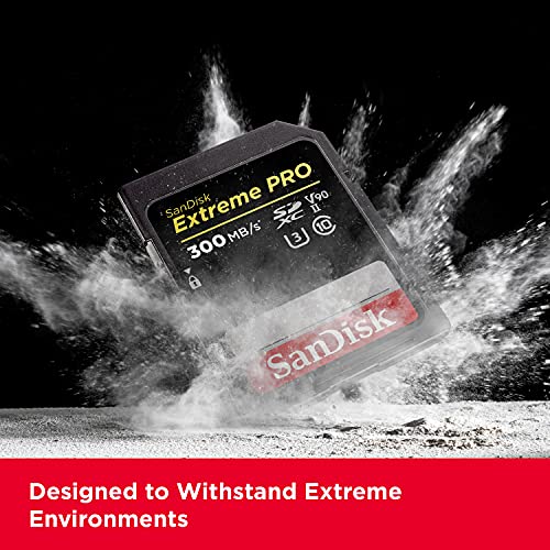 SanDisk Extreme Pro - Flash memory card - 64 GB - UHS-II U3 / Class10 - 1733x/2000x - SDXC UHS-II