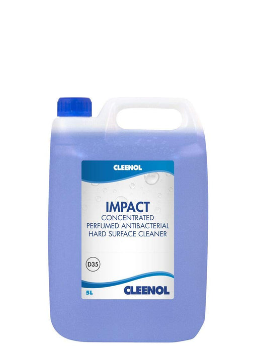 Best Value Cleenol 082777 Impact Antibacterial Hard Surface Cleaner, 5 Litres, Pack of 2