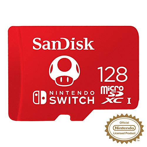 Best Value SanDisk SDSQXAO-128G-GNCZN microSDXC UHS-I Card for Nintendo Switch, 128 GB, Nintendo Licensed Product