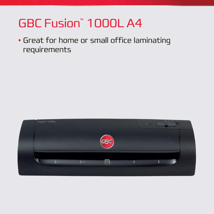 Best Value GBC 4400744 A4 Fusion 1000 Home and Office Laminator, Black