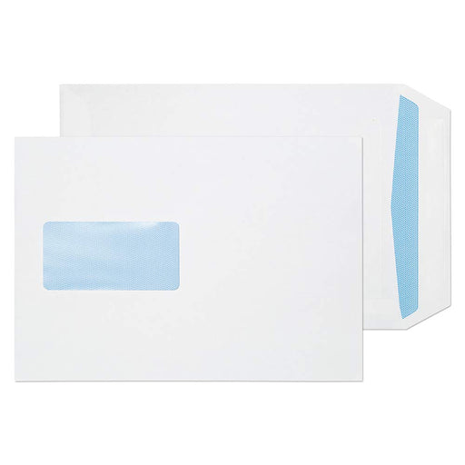 Best Value Blake Purely Everyday C5 229 x 162 mm 85gsm Self Seal Window Pocket Envelopes (FL3084) White - Pack of 500