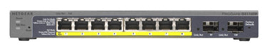 8-Port Gigabit Ethernet PoE Smart Switch w/2 Gigabit Fiber SFP