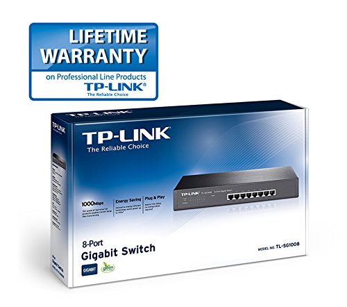 TP Link Unmanaged 8 Port Gigabit Rackmou