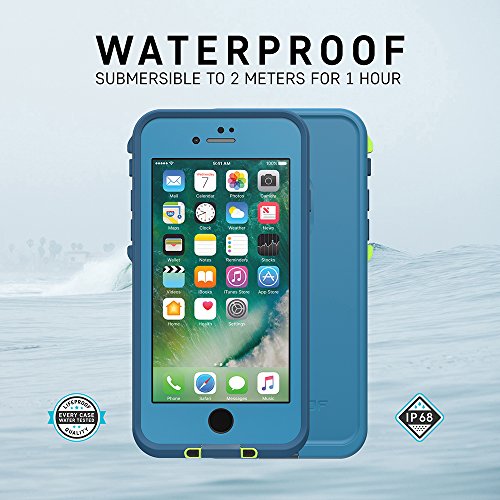 LifeProof Fre - Protective waterproof case for mobile phone - polycarbonate - banzai blue - for Apple iPhone 7, 8