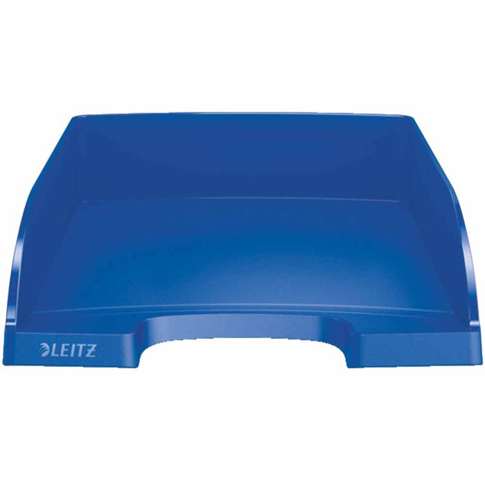 Best Value Leitz A4 Letter Tray, Blue, Plus Range