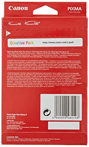 Canon Photo Paper Plus II PP-201 - Glossy photo paper - 100 x 150 mm - 260 g/m2 - 50 sheet(s)