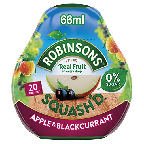 Robinsons Squashed Apple and Blackcurrant Squash 66ml (Pack 6) 402041