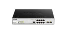 D-Link DGS 1210-10P/ME - Switch - Managed - 8 x 10/100/1000 (PoE) + 2 x Gigabit SFP - rack-mountable - PoE (78 W)