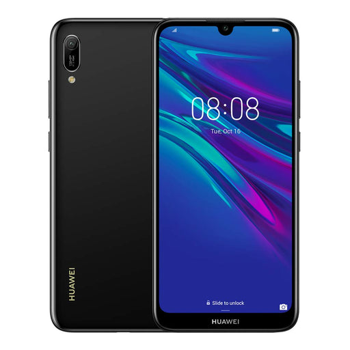 Best Value Huawei Y6 2019 32 GB 6.09 Inch FullView Dewdrop Display Smartphone with 13 MP Camera, Android 9.0 Sim-Free Mobile Phone, UK Version, Midnight Black