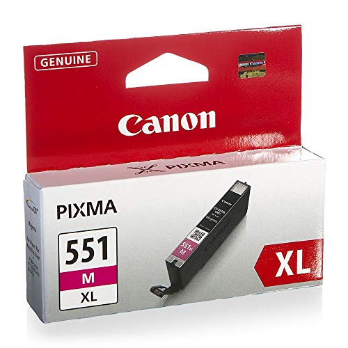 Canon CLI-551 MXL - 6445B001 - 1 x Magenta - High Yield - Ink tank - For PIXMA iP8750,iX6850,MG5550,MG5650,MG5655,MG6450,MG6650,MG7150,MG7550,MX725,MX925