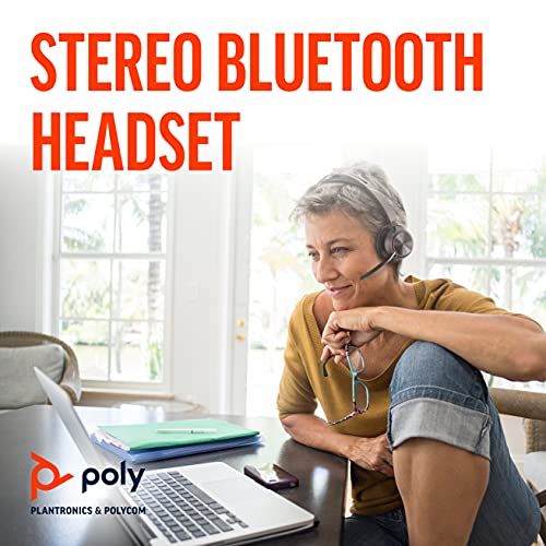 Poly Voyager Focus 2 UC USB A Stereo Bluetooth Headset without Stand ANC Microphone BT700 Dongle Included