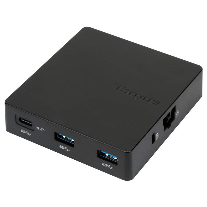 Targus Travel Dock - Docking station - USB-C / Thunderbolt 3 - VGA, HDMI, Mini DP - GigE - Europe