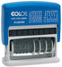 Best Value Colop S120/WD Dial-A-Phrase-Dater Stamp Self-Inking 12 Phrases Imprint 43x4mm Red/Blue Ref 14531000