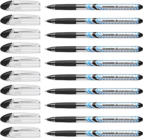 Best Value Schneider Slider Basic XB Ballpoint Pen - Black (Box of 10)