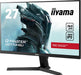 iiyama G-MASTER Red Eagle G2770HSU-B1 - LED monitor - 27" - 1920 x 1080 Full HD (1080p) @ 165 Hz - Fast IPS - 250 cd/m² - 1100:1 - 0.8 ms - HDMI, DisplayPort - speakers - matte black