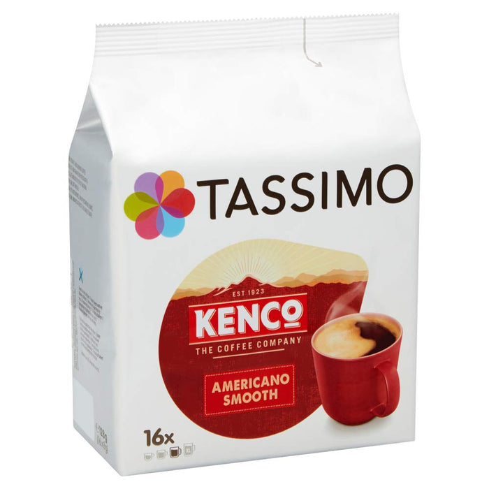 Best Value Tassimo Kenco Americano Smooth Coffee Pods (Case of 5, Total 80 pods, 80 servings)