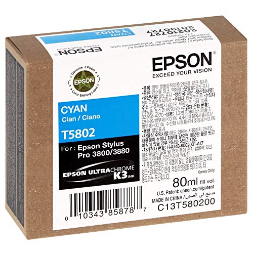 Epson T5802 - Print cartridge - 1 x cyan