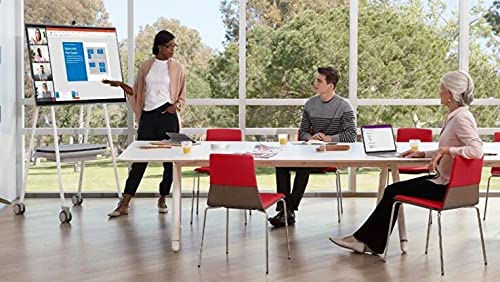 Steelcase - Cart - for interactive flat panel - grey, arctic white, pewter - for Microsoft Surface Hub 2S 50"