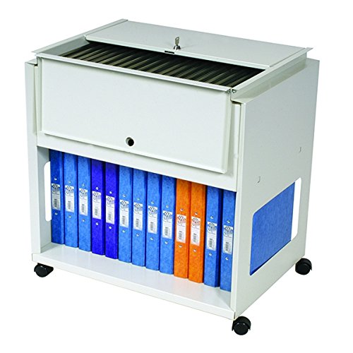 Best Value Rotadex Universal Filing Trolley Steel Capacity 120 A4 or Foolscap Files W650xD440xH700mm Grey Ref RT50LS