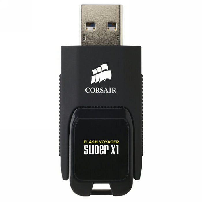 Best Value Corsair (CMFSL3X1-32GB) Flash Voyager Slider X1 32GB USB 3.0 Capless Sliding Flash Drive