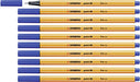 Best Value Fineliner - STABILO point 88 Box of 10 Blue