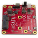 StarTech.com PIB2MS1 USB to mSATA Converter for Raspberry Pi and Development Boards - Red