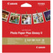 Canon Photo Paper Plus Glossy II PP-201 - High-glossy - 270 micron - 130 x 130 mm - 265 g/m² - 20 sheet(s) photo paper - for PIXMA iP110, iP4870, iP8770, iX6560, iX6770, MP258, MX727, PRO-1, PRO-10, 100, TS7450