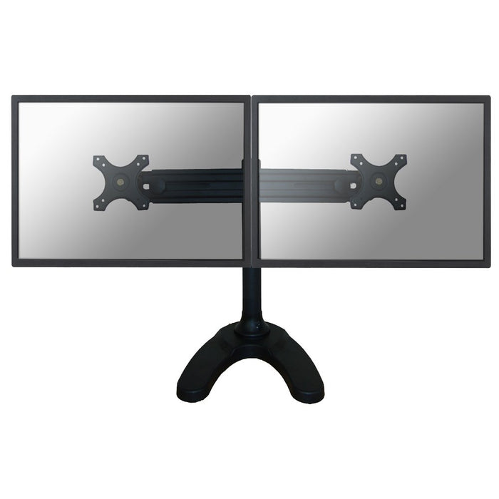 Best Value Newstar FPMA-D700DD Tilt/Turn/Rotate Dual Desk Stand for two 19-30" Monitor Screens, Height Adjustable - Black