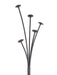 Best Value Alba Festival Hat and Coat Stand Tubular Steel with Umbrella Holder and 5 Pegs Black Ref PMFESTY N