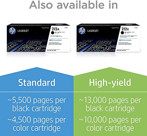 HP Yellow High Yield Toner Cartridge High Yield 10K pages W2122X HP Colour LaserJet Enterprise M555 / M554 / M578 series - W2122X