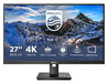 Philips P-line 279P1 - LED monitor - 27" - 3840 x 2160 4K @ 60 Hz - IPS - 350 cd/m? - 1000:1 - 4 ms - 2xHDMI, DisplayPort, USB-C - speakers - black texture