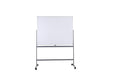 Twinco Mobile Double Sided Magnetic Floor Standing Whiteboard 150x120cm White TW5467