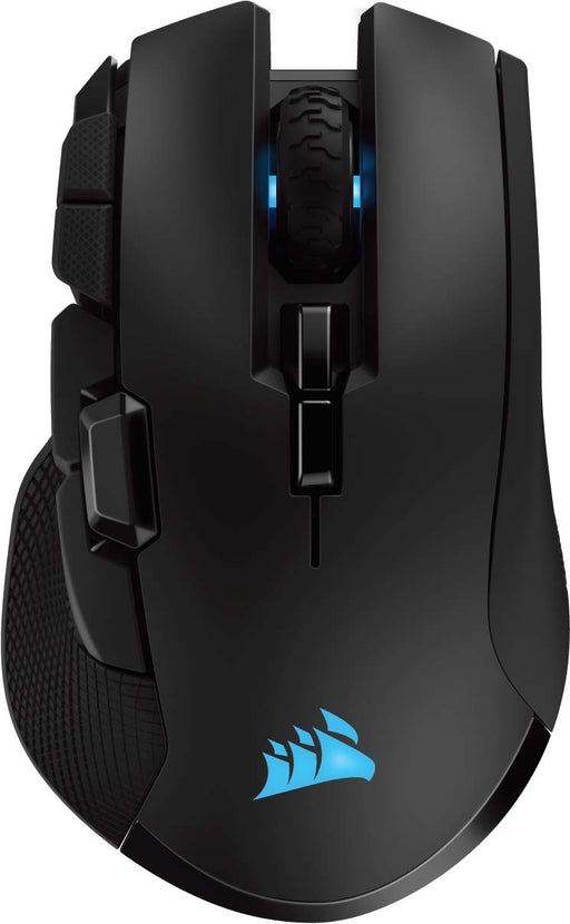 Best Value Corsair Ironclaw Wireless RGB, Rechargeable Wireless Optical Gaming Mouse with Slipstream Technology (18,000 DPI Optical Sensor, 3-Zone RGB Multi-Colour Backlighting), Black