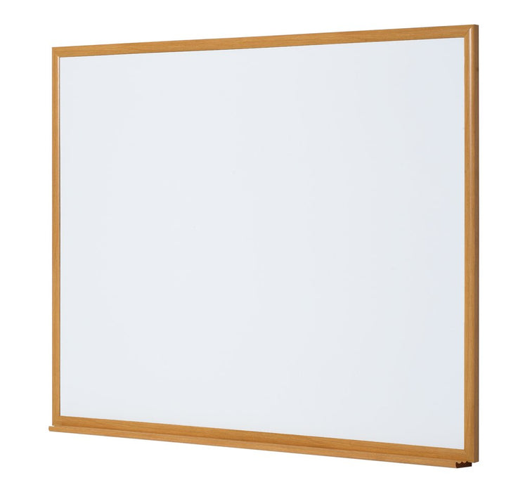 Best Value Bi-Office Earth-it Executive-Not Magnetic Enamel Whiteboard 900x 600mm, Oak