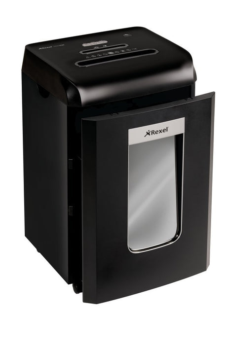 Best Value Rexel Promax RSX1538 2100890A 15 Sheet Manual Cross Cut Shredder for Small Office Use (Up to 10 Users), 38 Litre Removable Bin, Extended Run Time, Includes Shredder Oil Sheets, Black