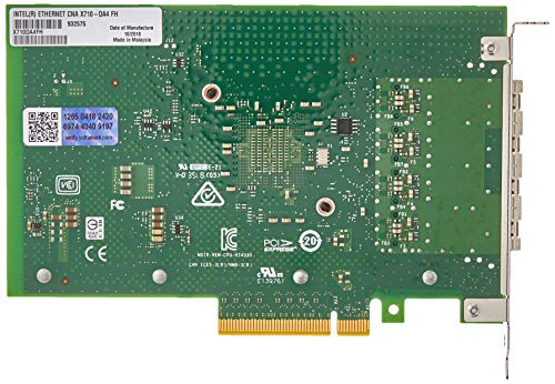 Intel Ethernet Converged Network Adapter X710-DA4 - Network adapter - PCIe 3.0 x8 - 10 Gigabit SFP+ x 4