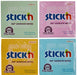 Best Value Stickn Repositionable 360 Notes 76x76mm Assorted PK12